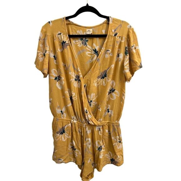O'Neil Mustard yellow Romper size L - Picture 1 of 8